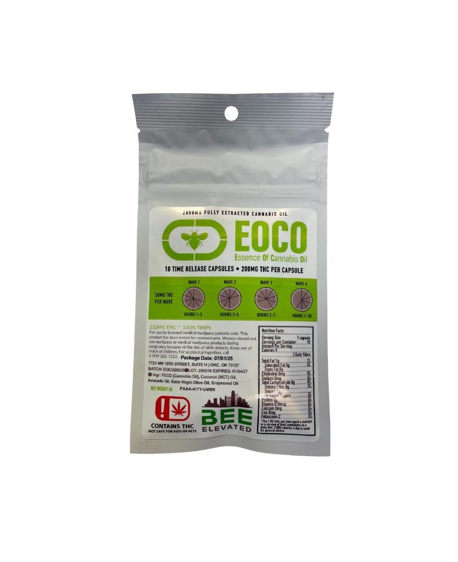 BEE ELEVATED FECO TIME RELEASE CAPSULES 2000MG