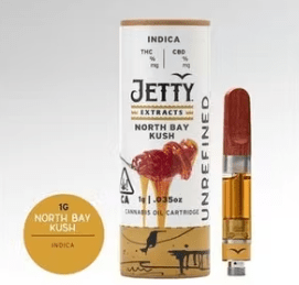 [Jetty] Unrefined Live Resin Cartridge - 1g - North Bay Kush