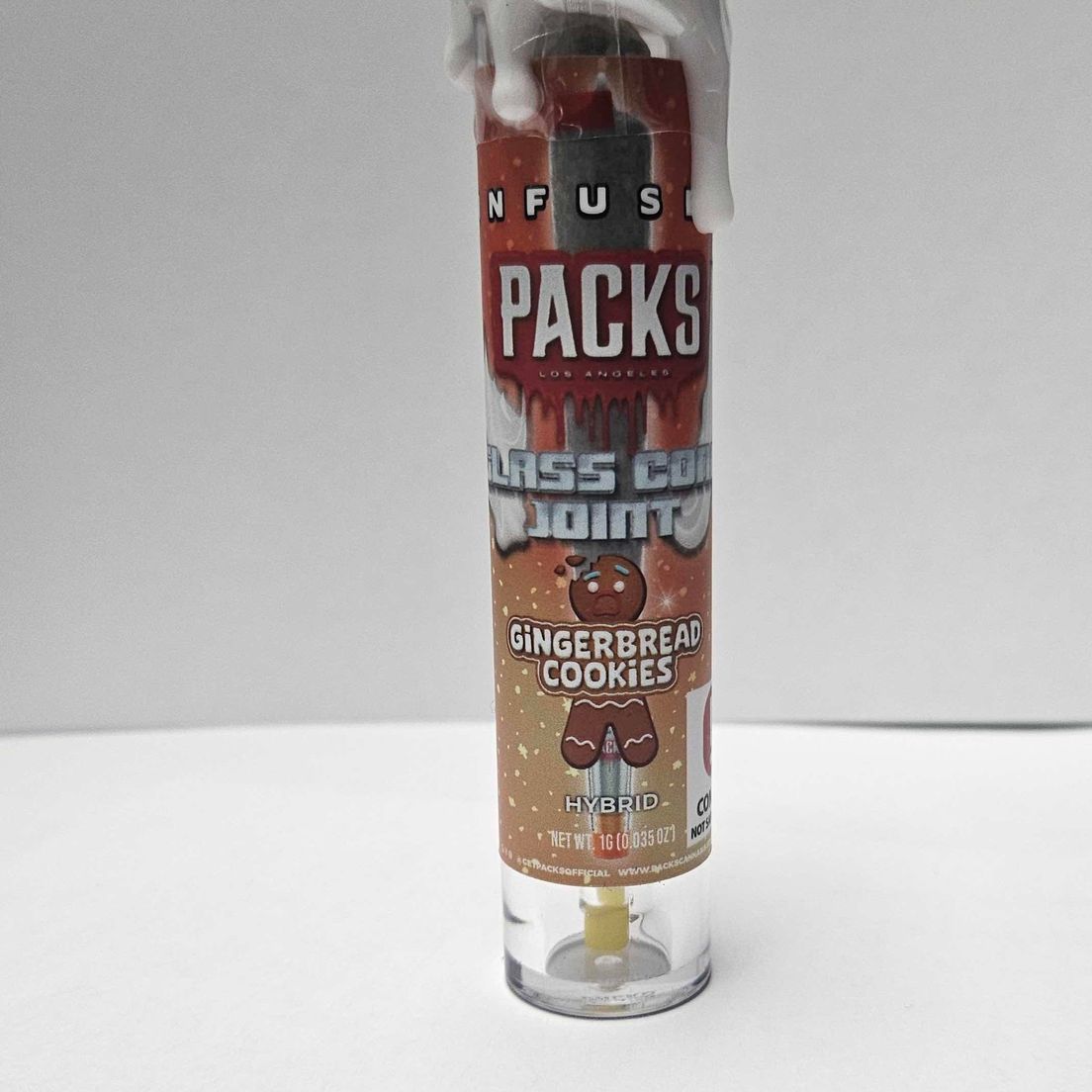 Packs Glone Glass Tip Joint 1G ( Gingerbread Cookies )