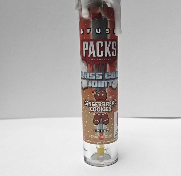 Packs Glone Glass Tip Joint 1G ( Gingerbread Cookies )