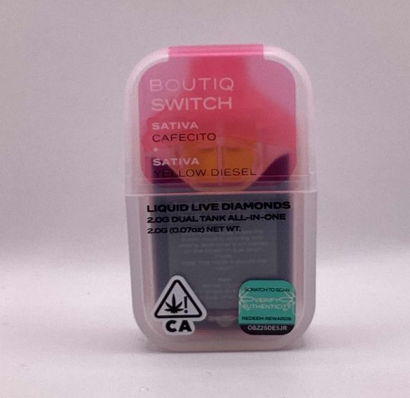 Boutiq - Disposable - Switch - Cafecito x Yellow Diesel - 2g