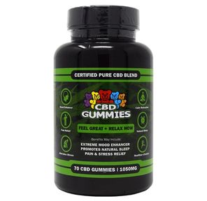 CBD Gummies High Potency 30-Count Broad Spectrum 70CT / 1050MG