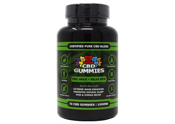 CBD Gummies High Potency 30-Count Broad Spectrum 70CT / 1050MG