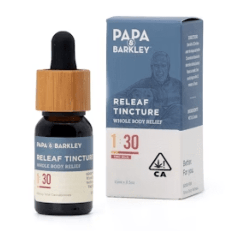 PAPAS AND BARKLEY 1;3 RELIEF TINCTURE CBD THC RICH 15MLReleaf Tincture