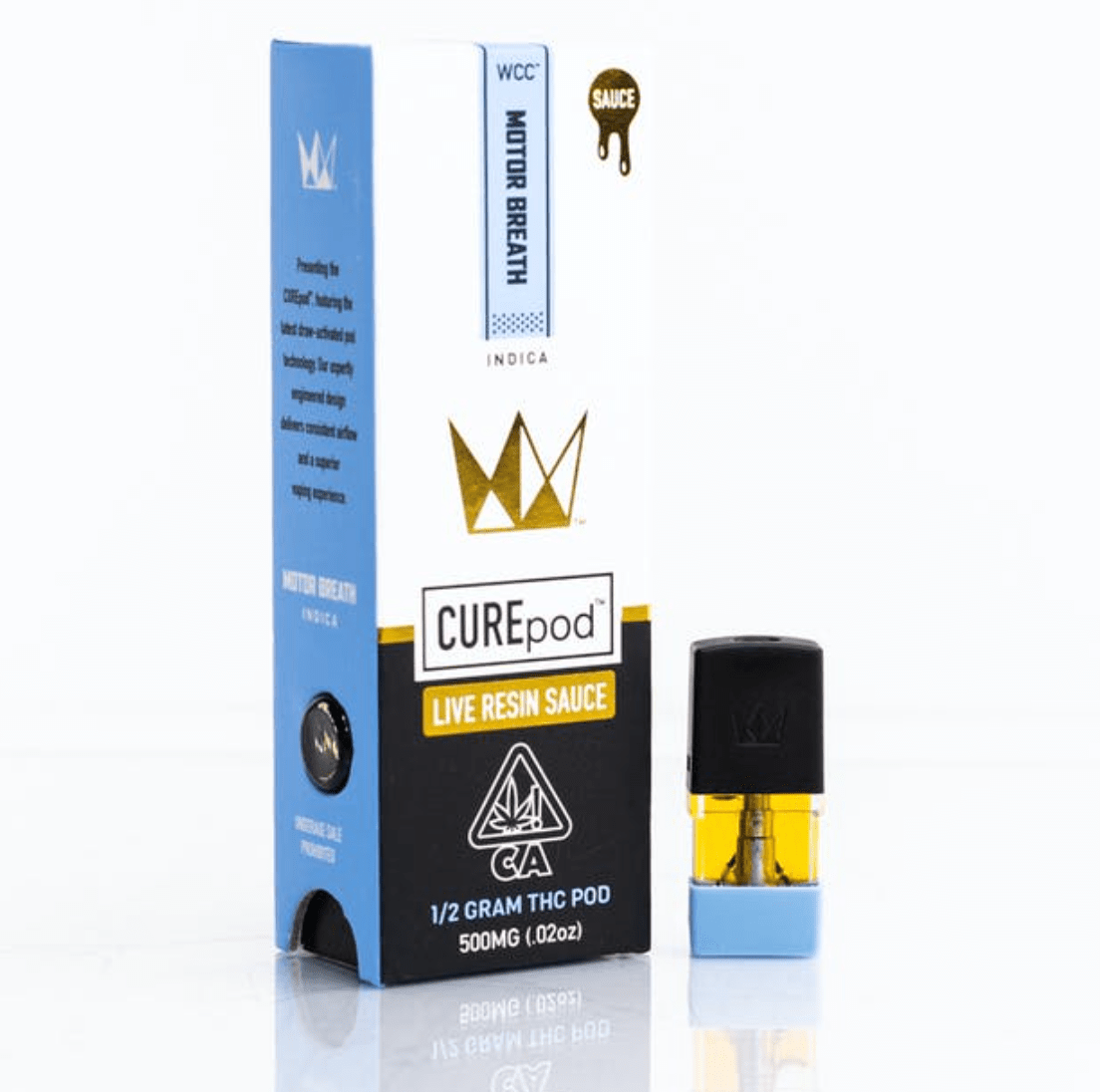 0.5g Motor Breath (Hybrid - Indica Dom.) Live Resin Sauce CUREpod - WCC