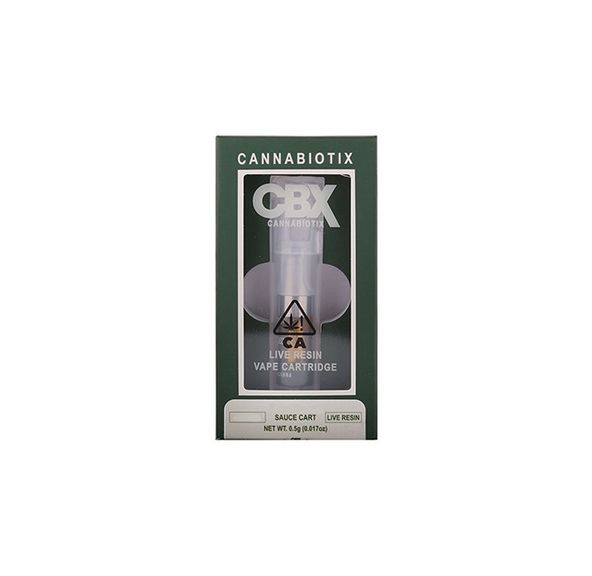 Cannabiotix- Lemonade Sage Live Resin Sauce Cartridge .5g (S)