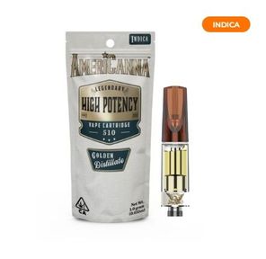 AmeriCanna - Sour Apple Kush High Potency Distillate Vape Cart 1g