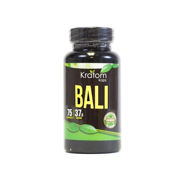 KRATOM KAPS BALI 75CT 37.5GM CAPSULES BOTTLE