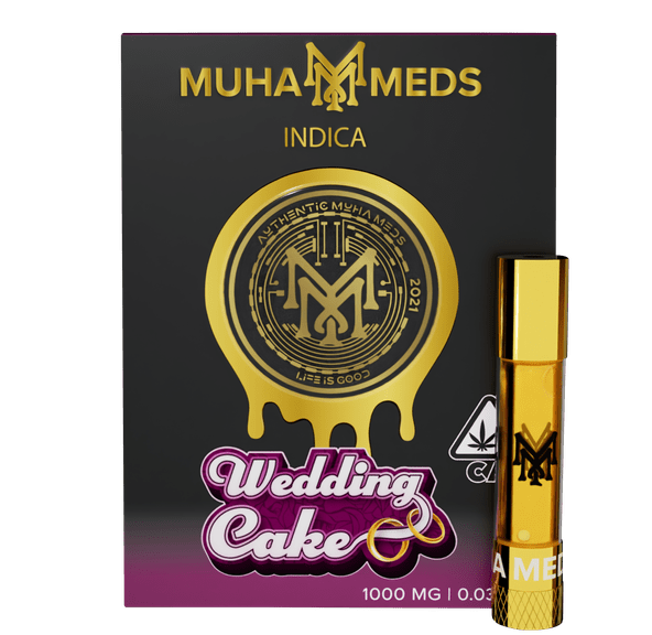 Muha | Vape Cart | 1g | Distillate | Wedding Cake