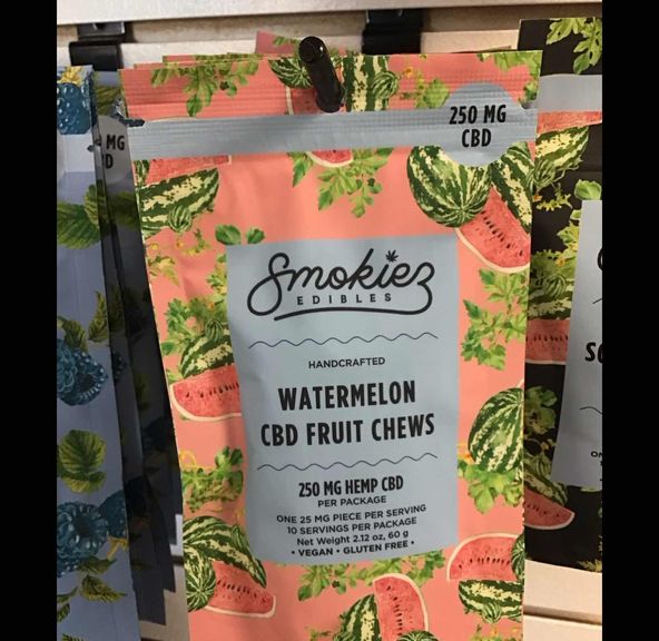 Smokiez Watermelon 250mg CBD (only) Gummies