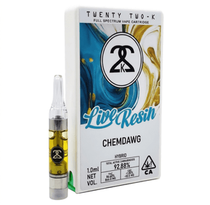 22K | Vape Cart | 1g | Live Resin | Chemdawg