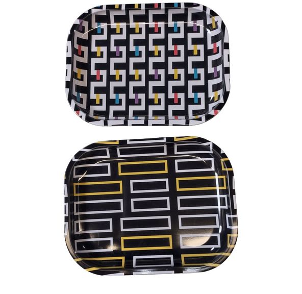 Assorted Pattern Rolling Tray Small