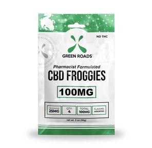 GREEN ROADS CBD Froggies - 100 mg