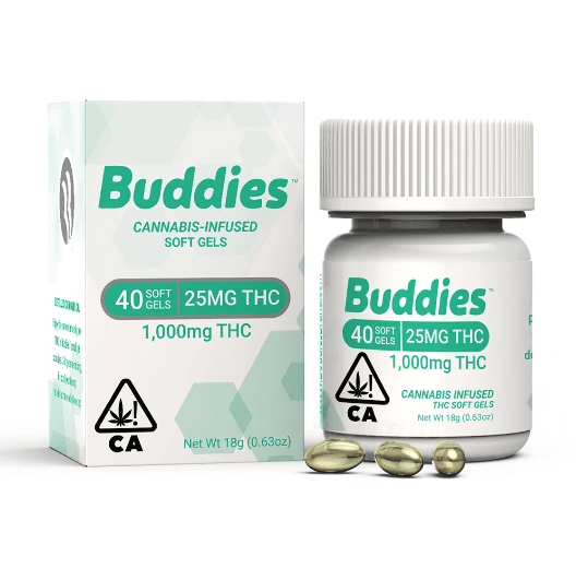 Buddies Capsule 25mg 40pk 1000mg