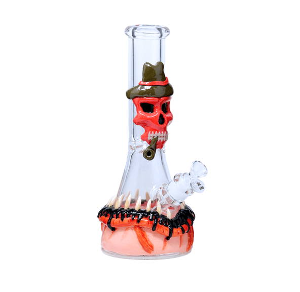SAS 12.5" Nice Glass 3D-Wrap Red Skull Beaker