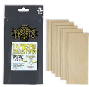 Lift Tickets - Brilliance - Banana OG (11%) - Infused Rolling Papers 5-pack