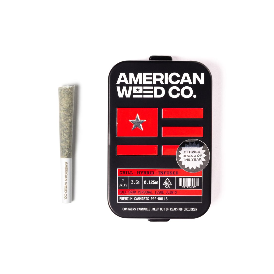 American Weed Co. Infused Pre-roll Pack Xkittlez 3.5
