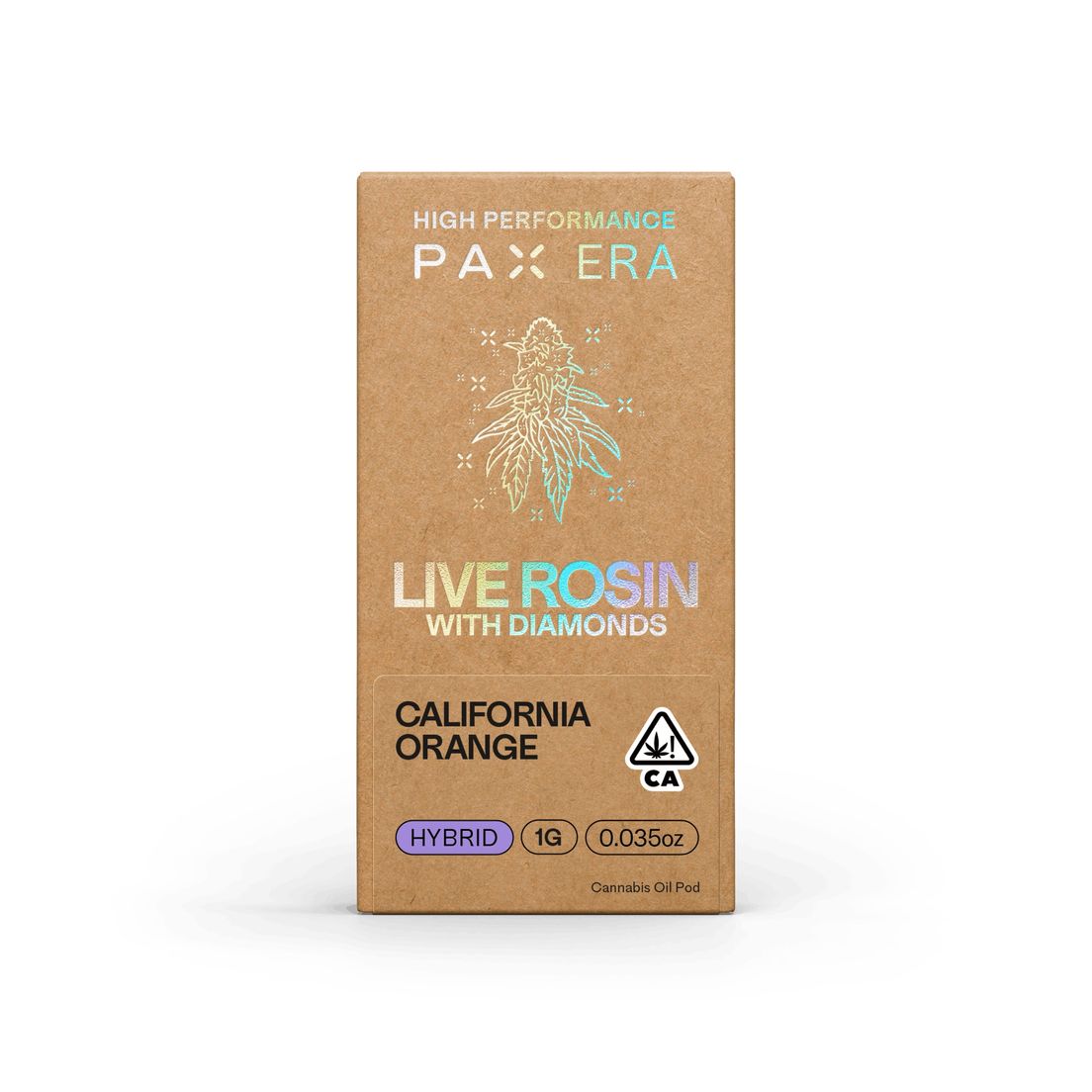 PAX- California Orange Live Resin With Diamonds Pod 1g (H)