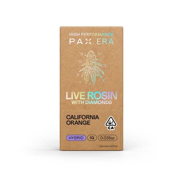 PAX- California Orange Live Resin With Diamonds Pod 1g (H)