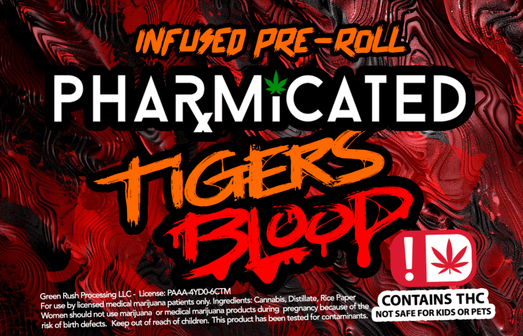 PHARMICATED TIGERS BLOOD INFUSED PREROLL 1.5G