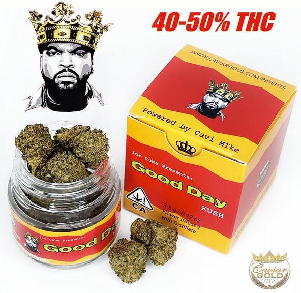 Caviar Gold Good Day Kush 3.5g Moon Rocks 50%