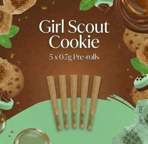 0.7g Pre-Roll - Girl Scout Cookies (I) 5 Pack