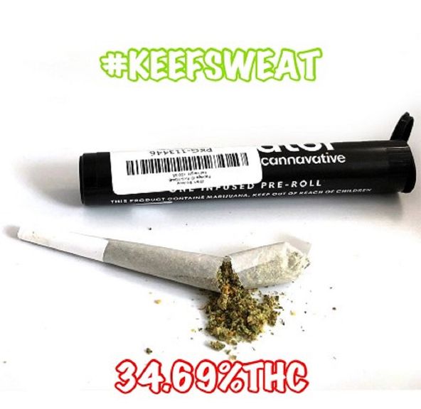 #KEEFSWEAT Infused Pre roll