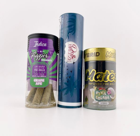 *Deal! $99 Pick (3) Preroll Packs by Fuzzies Delights, Delta Breeze & Muha Meds