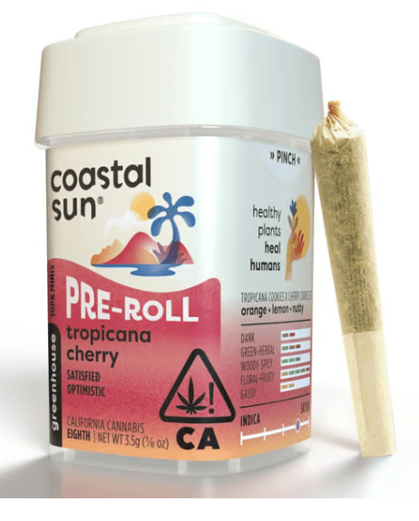 Coastal Sun - Tropicana Cherry - 10 Pack Prerolls - 3.5 Grams