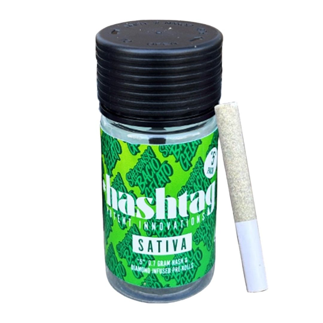 Hashtag Infused Pre-roll 5pk Bacio Gelato 3.5g