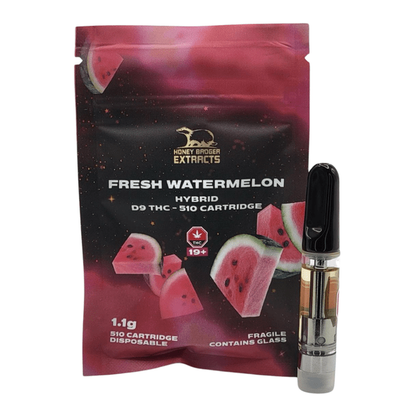 Fresh Watermelon - 1G D9 Cartridge by Honey Badger