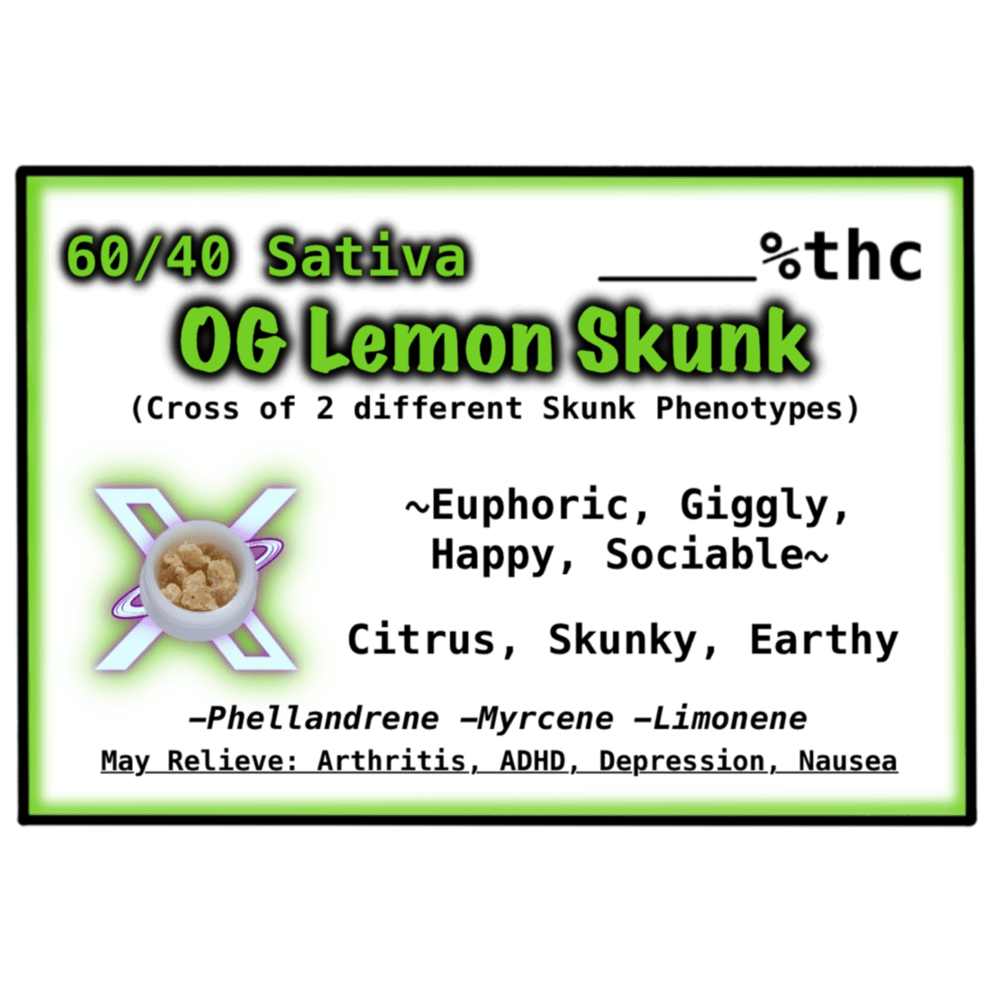 OG Lemon Skunk RESIN 3.5g