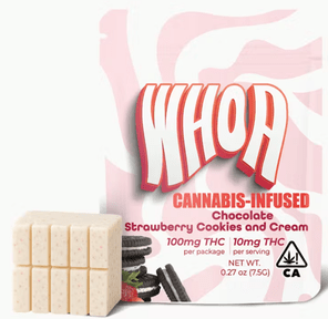 PRE-ORDER ONLY WHOA Strawberry Cookies and Cream - Bite (100mg)