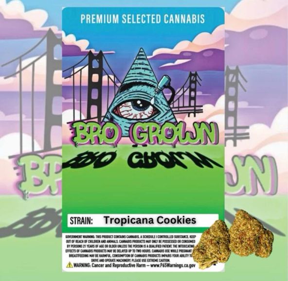 Bro Grown - Tropicana Cookies 3.5G - FLOWER
