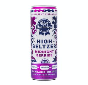 | Pabst Blue Ribbon - Midnight Berries Single Can Seltzer 15mg