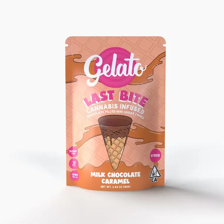 Gelato Last Bite Milk Chocolate Caramel 100mg