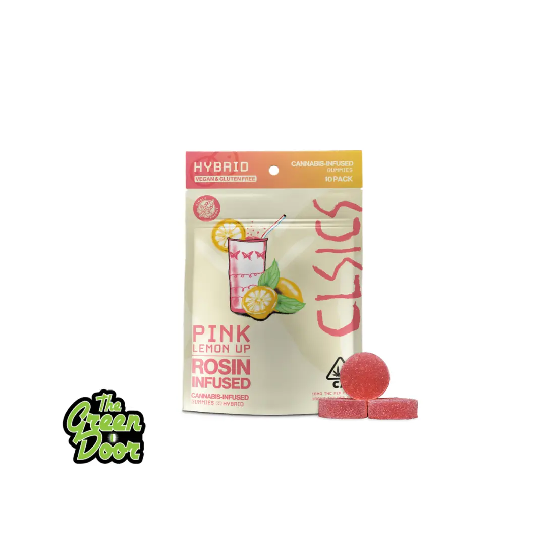 Clsics - Pink Lemon Up Live Rosin - Gummies - 10PK - 100MG
