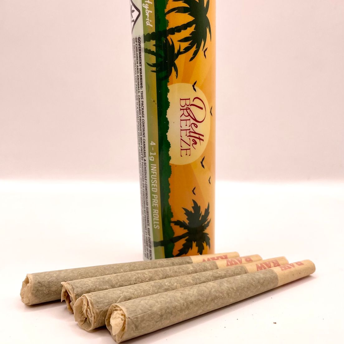 4g Mendo Jack (Hybrid) Diamond/THCA Infused Prerolls - Delta Breeze