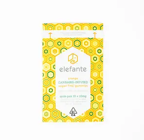 Elefante - Orange Vegan THC Gummies -100mg