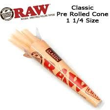 Acc | RAW 1 1/4 Pre-Rolled Cones | $3