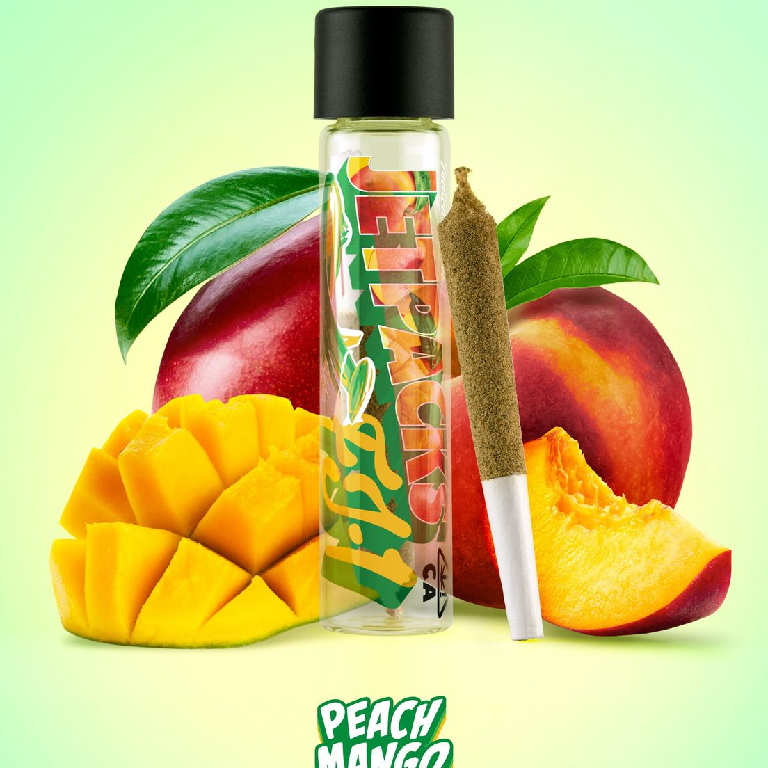 Peach Mango FJ-1 (1G Infused, THCA Concentrate & Kief Covered)