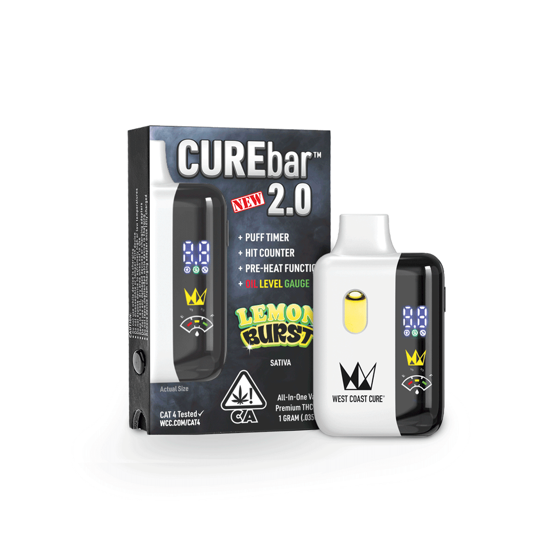 Lemon Burst - 1G AIO CUREbar 2.0