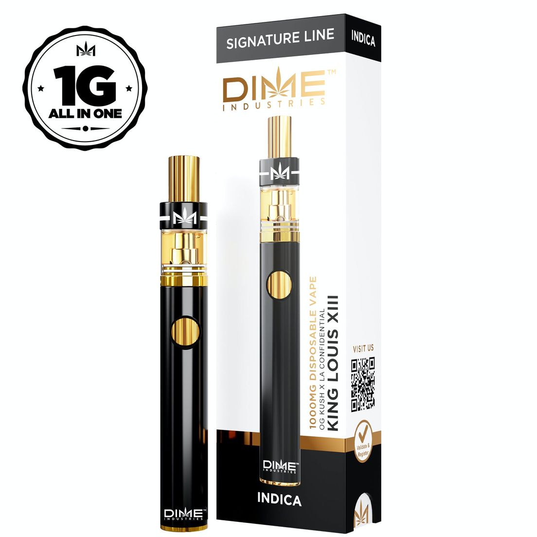 Dime Industries - King Louis 1000mg All in One Device 1g