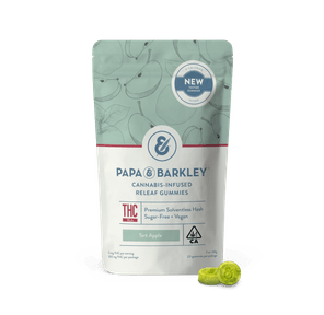 PAPA & BARKLEY - 100MG THC RICH GUMMIES - TART APPLE