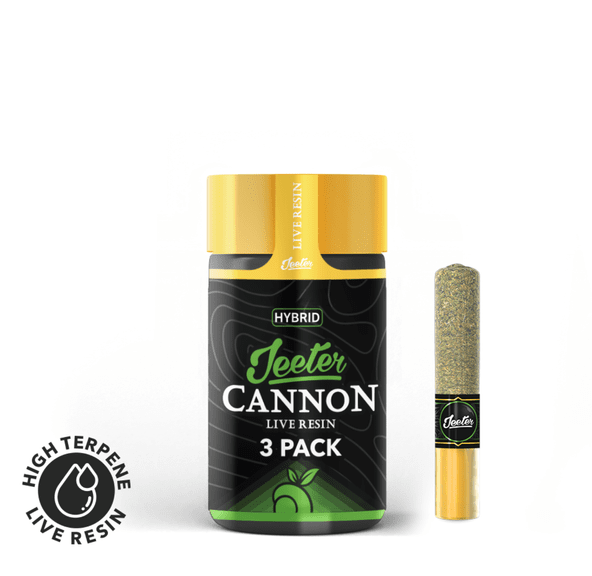 Jeeter | Cannons | Infused Prerolls | 3 x .5g | Live Resin | Nebula