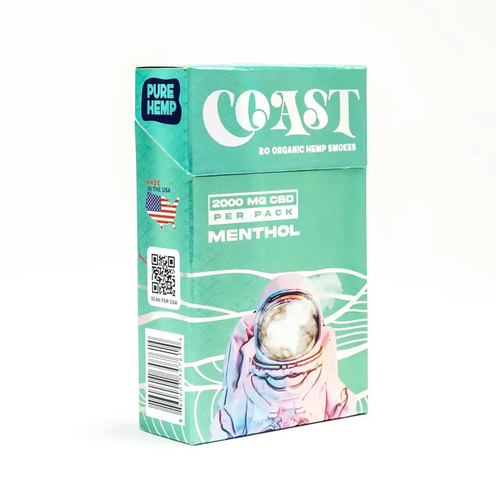 Coast Hemp Smokes - Menthol