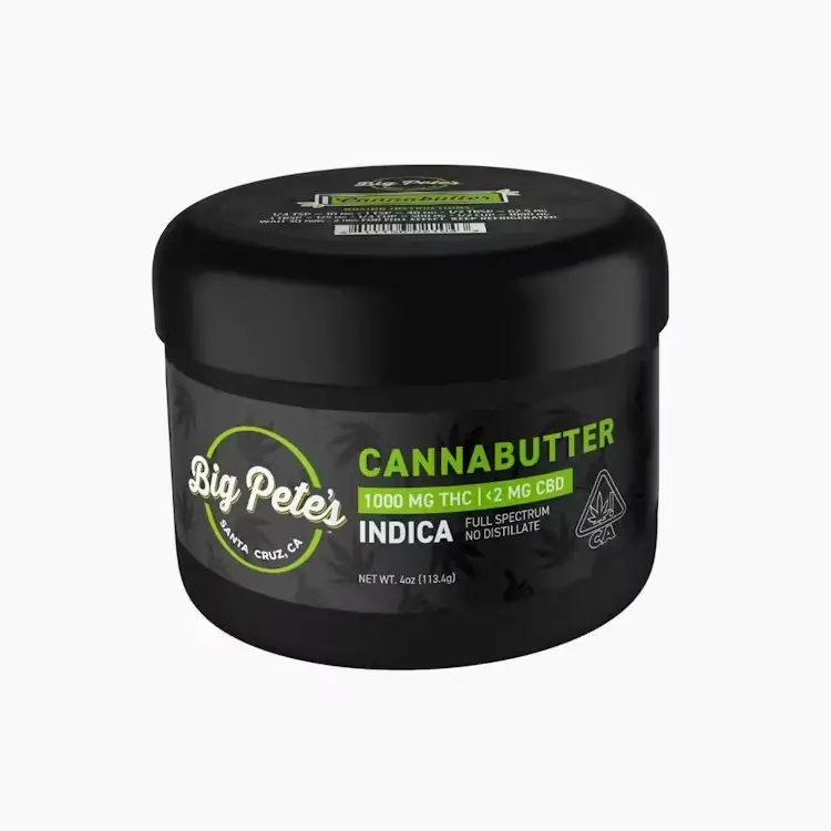 Big Pete's Cannabutter - Indica (1000mg THC)