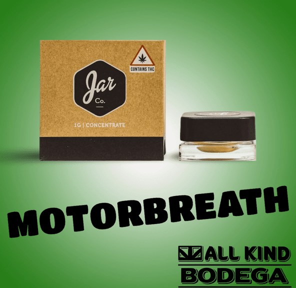Motorbreath 1g Cured Badder (@jarcannabis2.0)