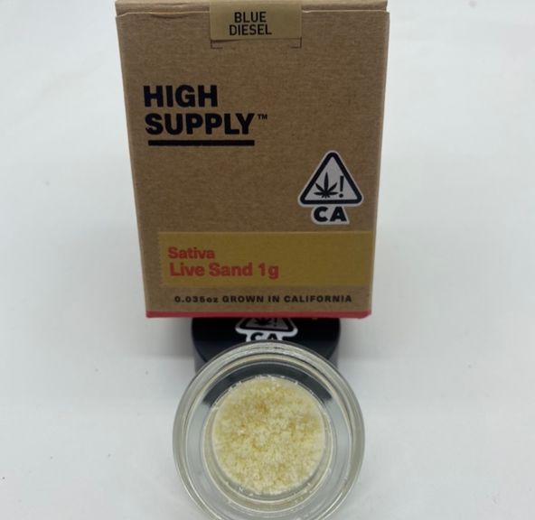 Blue Diesel (sativa) - 1g Live Sand (THC 87%) by High Supply