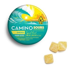 Camino Sours Gummies Tropical Burst 100mg THC / 50mg THCv